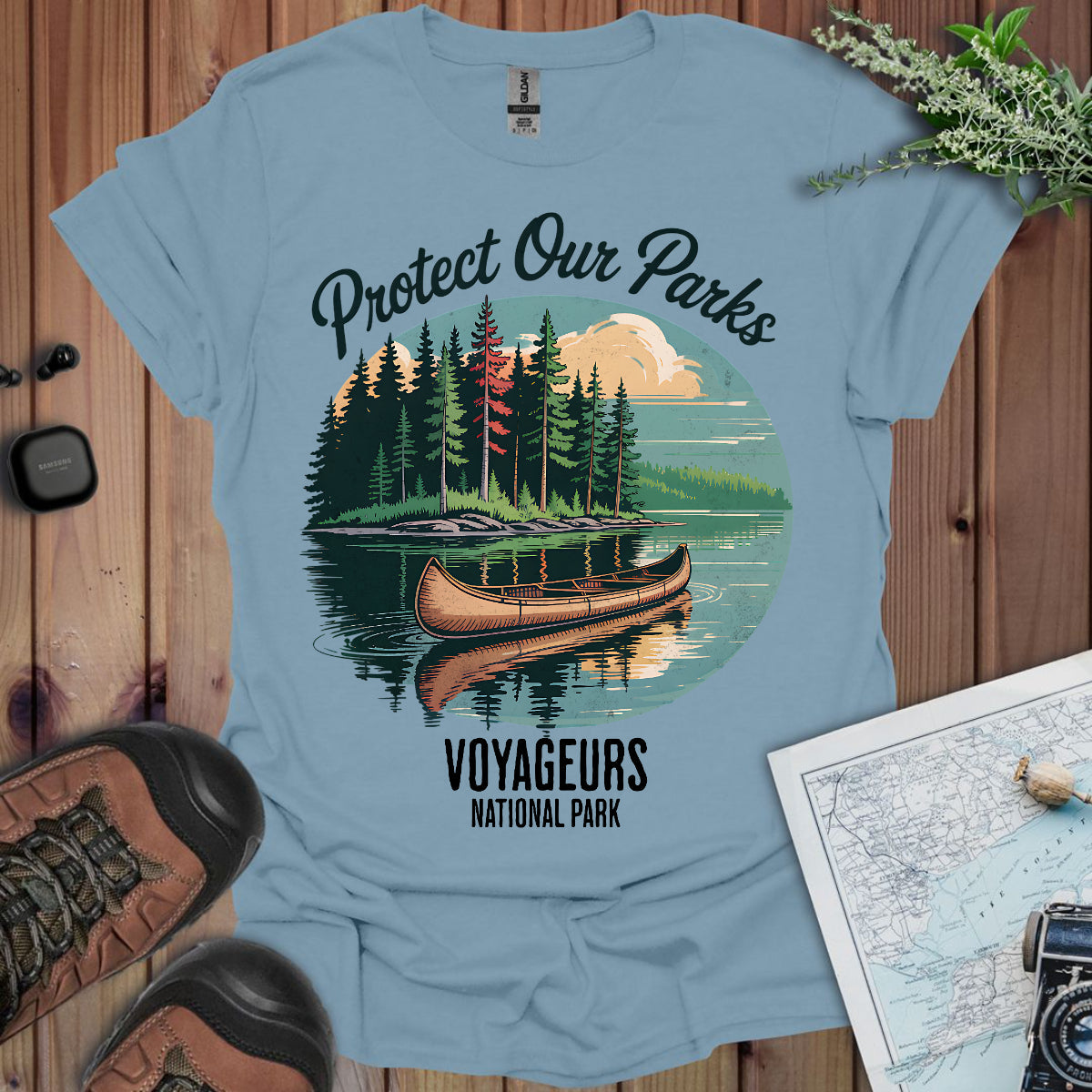 Protect Our Parks Voyageurs National Park Unisex Fit Soft T-Shirt