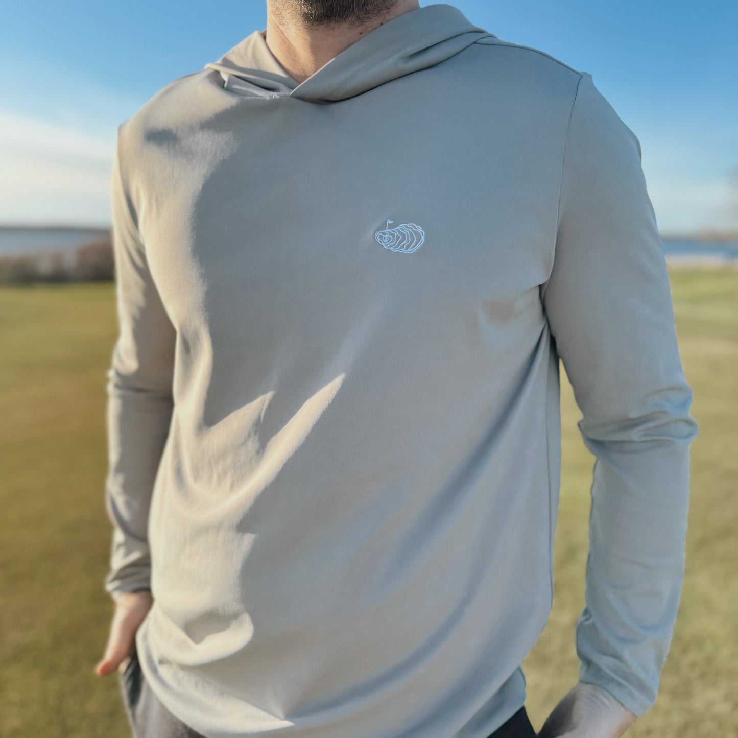 Athletic Fit Quick Dry Hoodie with Embroidered Logo On Par Performance