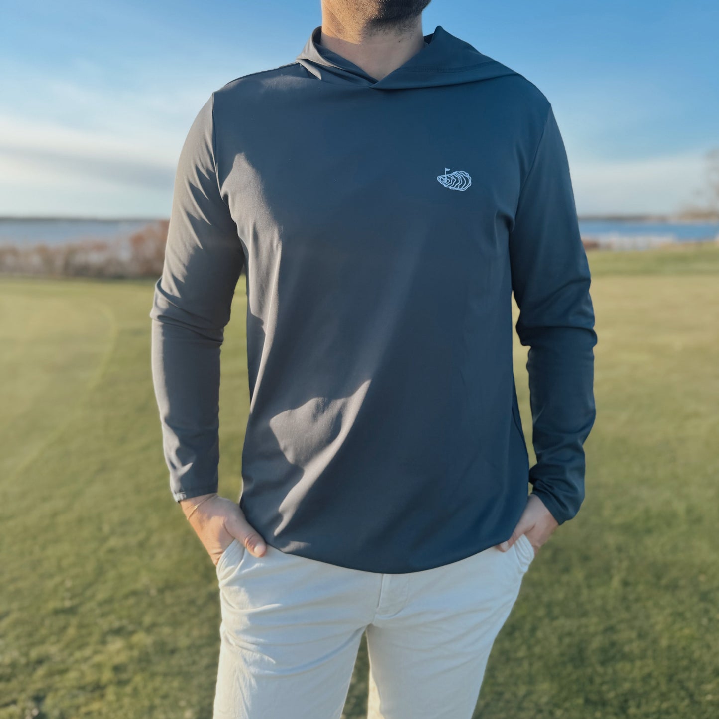 Athletic Fit Quick Dry Hoodie with Embroidered Logo On Par Performance