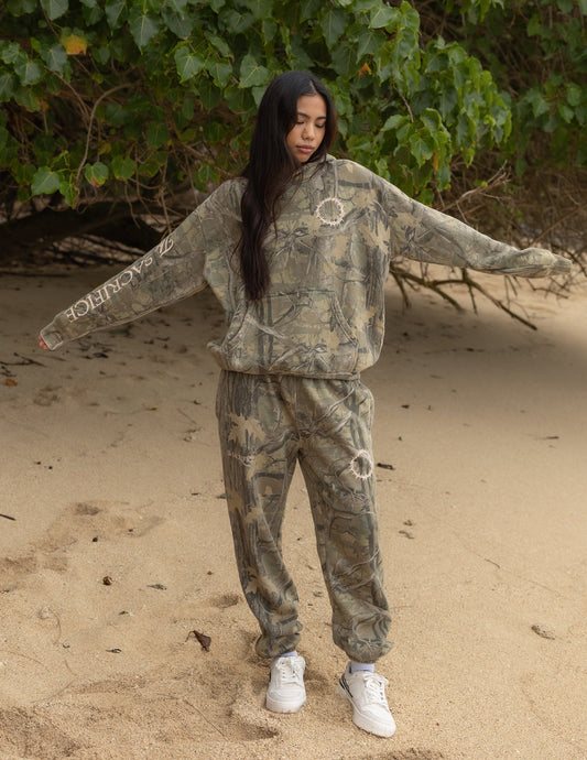 Sacrifice Camo Unisex Hoodie 320 GSM Brushed Fleece