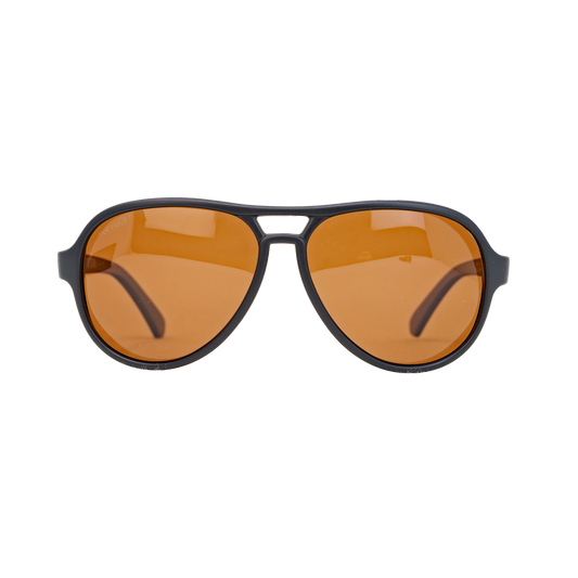 Casino Black/Brown Polarized Lens Sunglasses Rockwell Time