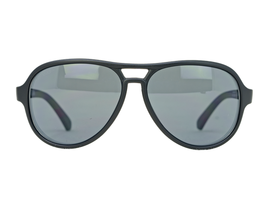 Casino Black Grey Polarized Lens Sunglass Rockwell Time