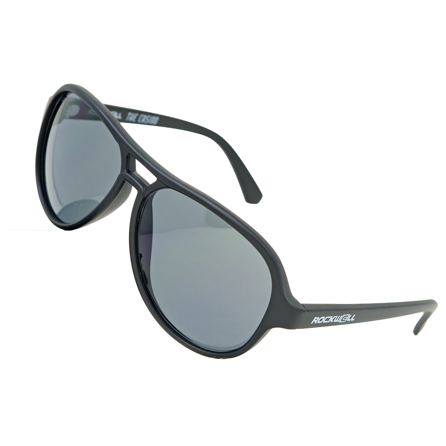 Casino Black Grey Polarized Lens Sunglass Rockwell Time