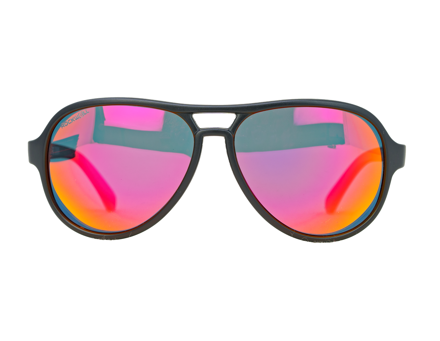 Casino Black/Red Mirror Polarized Lens Sunglass