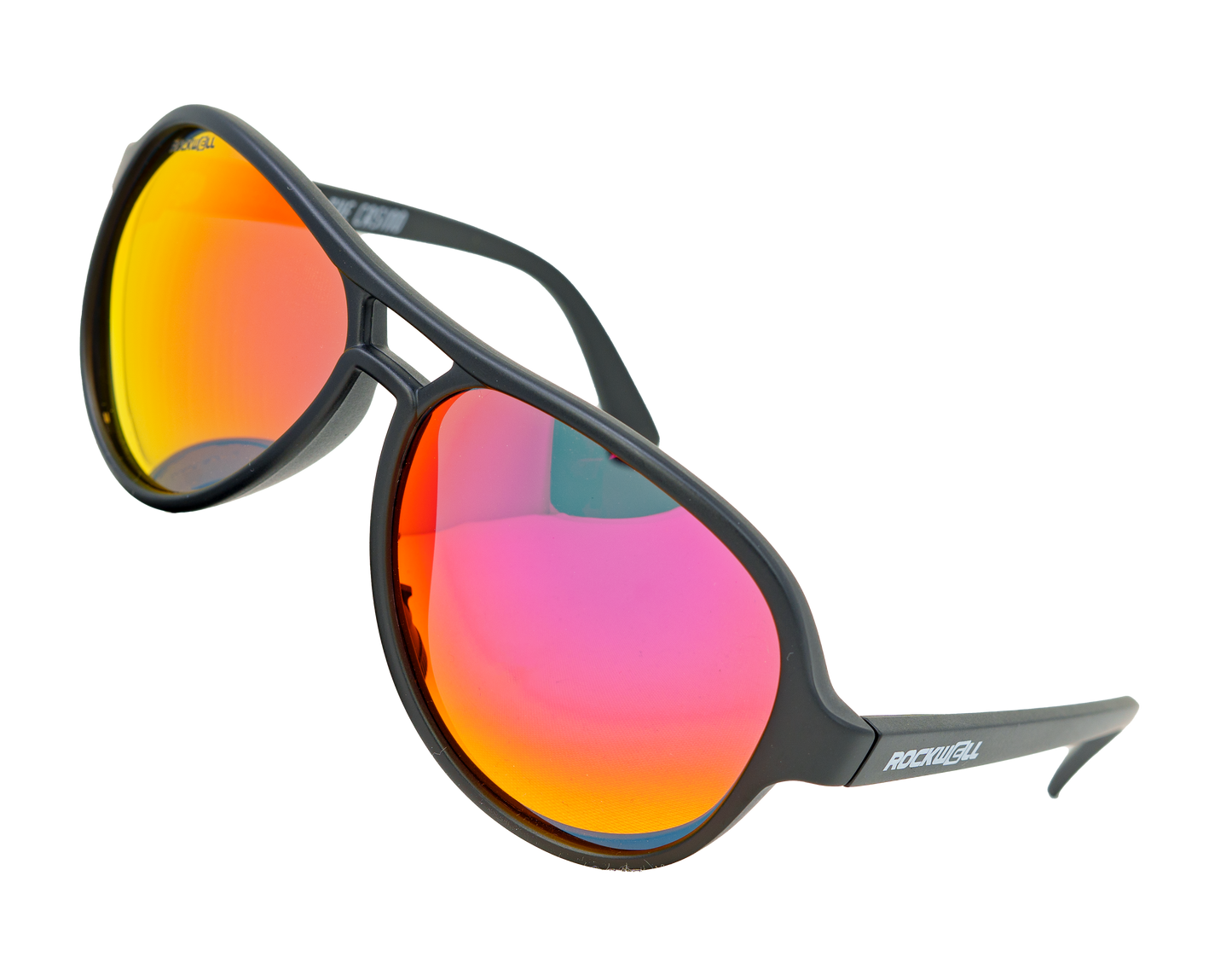 Casino Black/Red Mirror Polarized Lens Sunglass