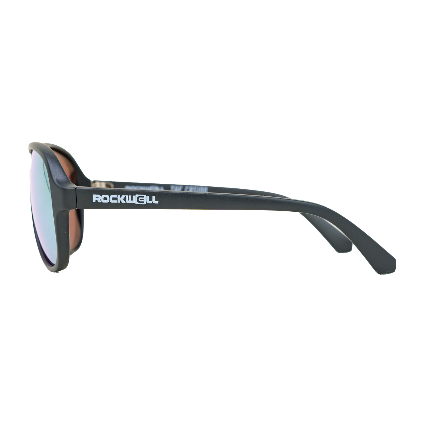 Casino Black Yellow Mirror Polarized Lens Sunglass Rockwell Time