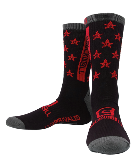 Firefighter Socks Crew Fit Knitted Socks
