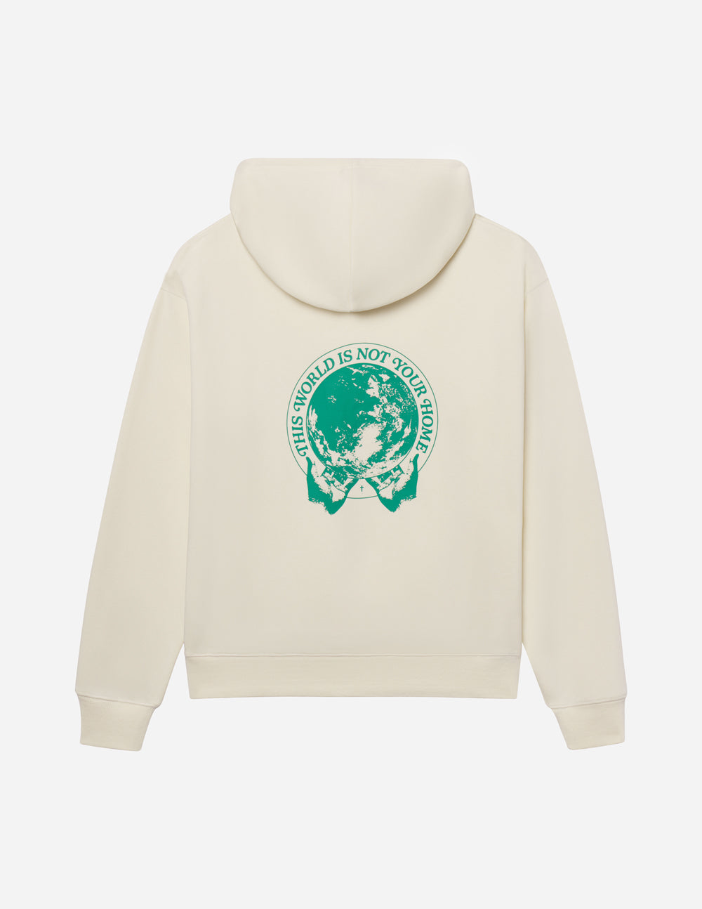 Unisex Hoodie Relaxed Fit Egret This World Is Not Your Home