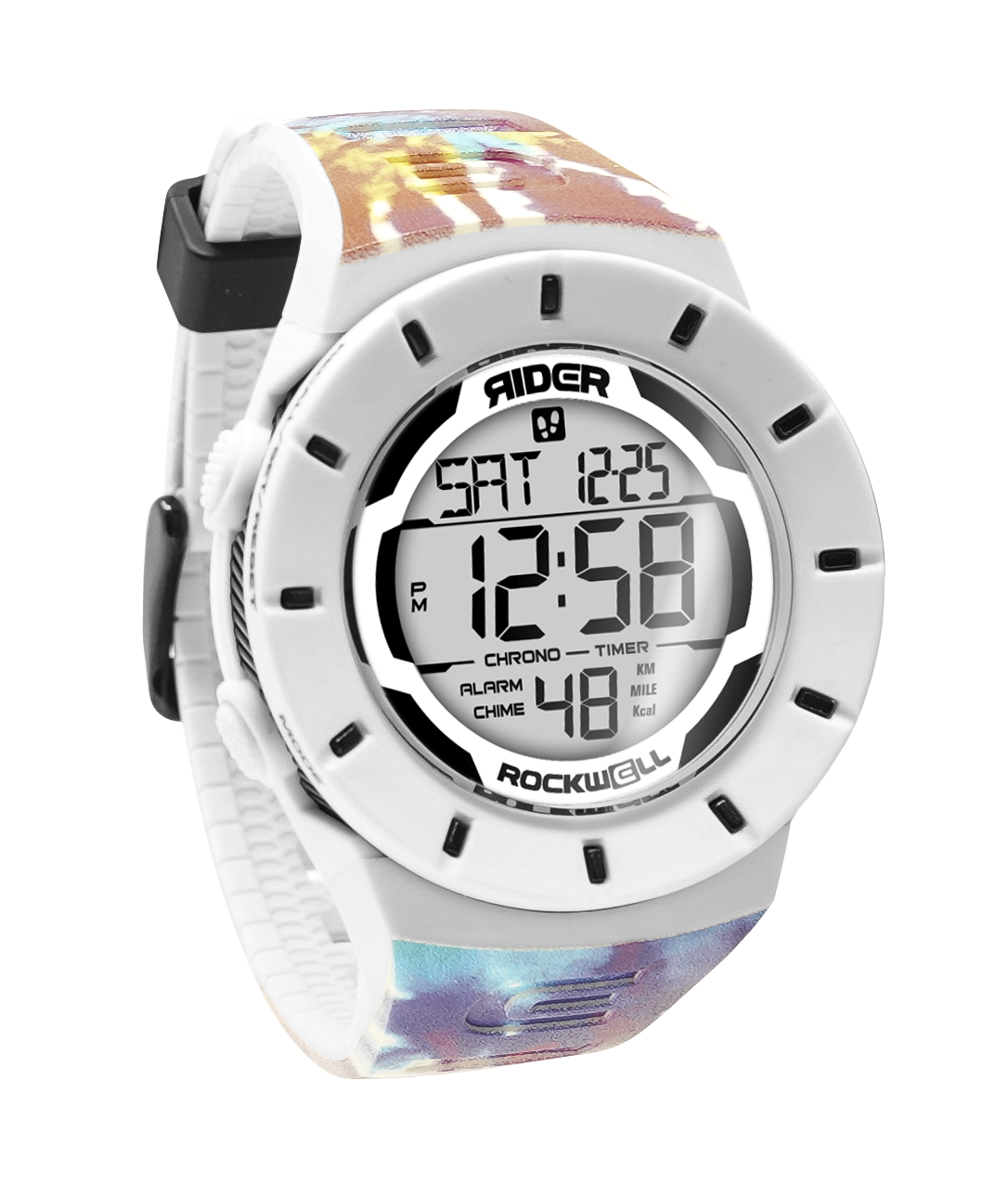 Tie-Dye White/Black Coliseum Fit™ Forum Watch Samadelic Edition