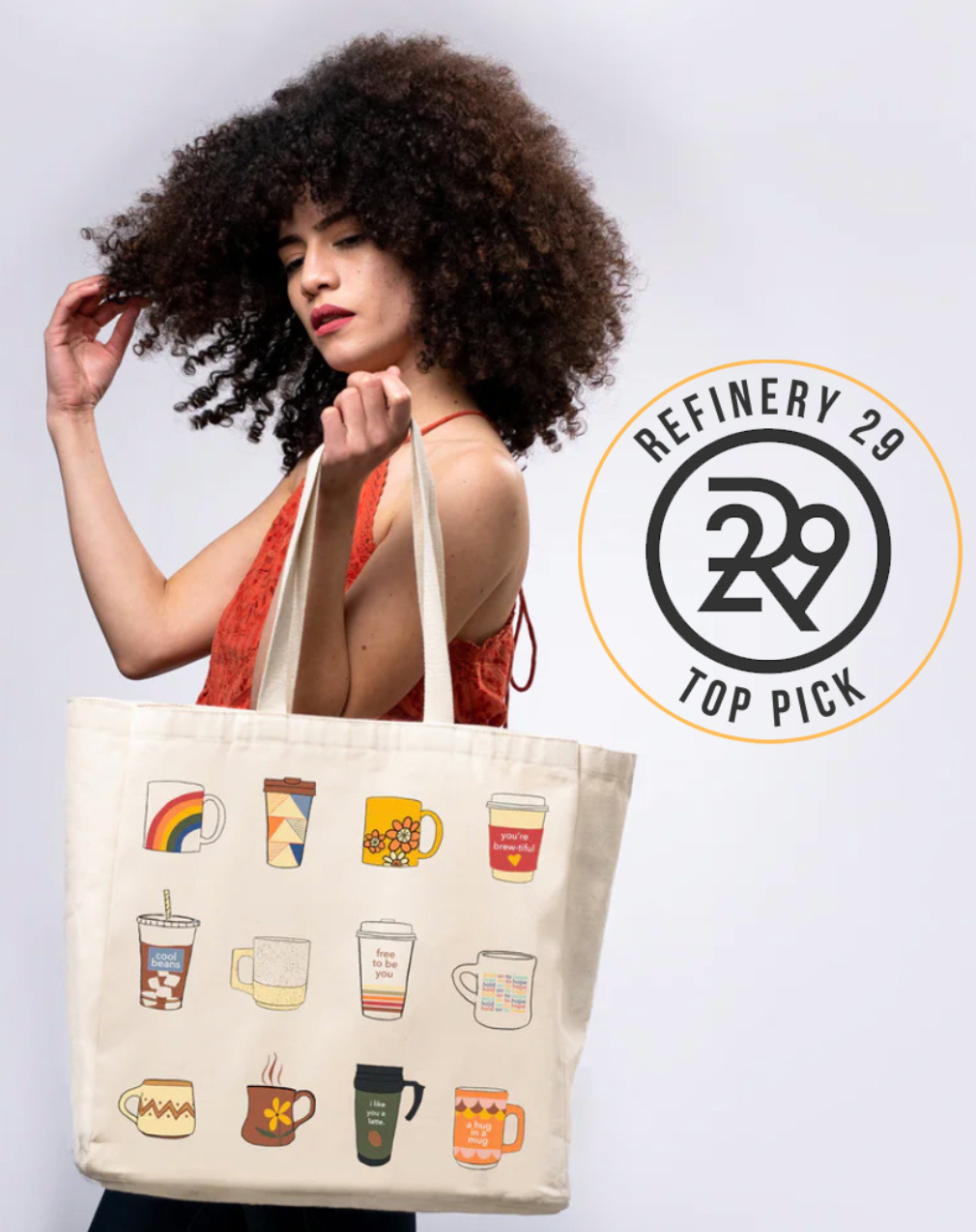 Coffee Lover Organic Cotton Tote Bag