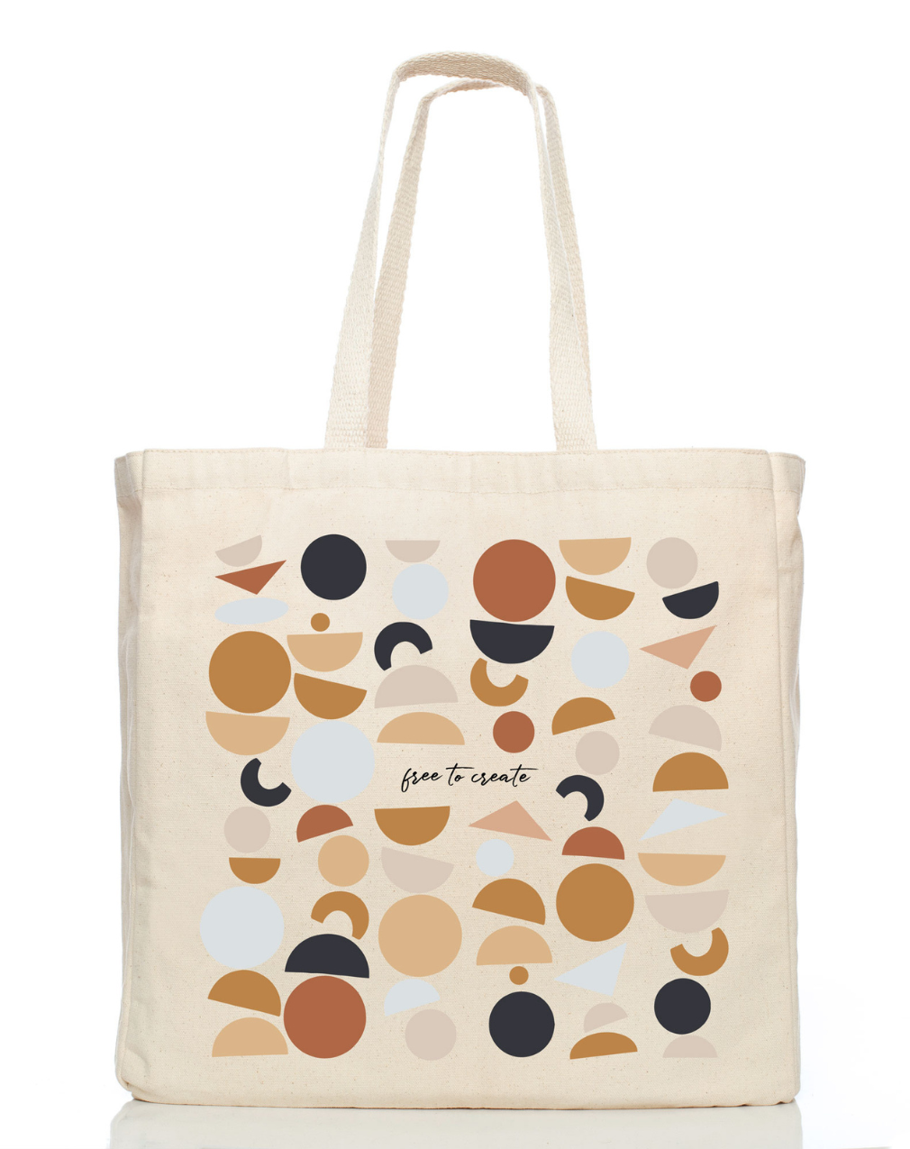 Organic Cotton Sturdy Tote Bag Free to Create