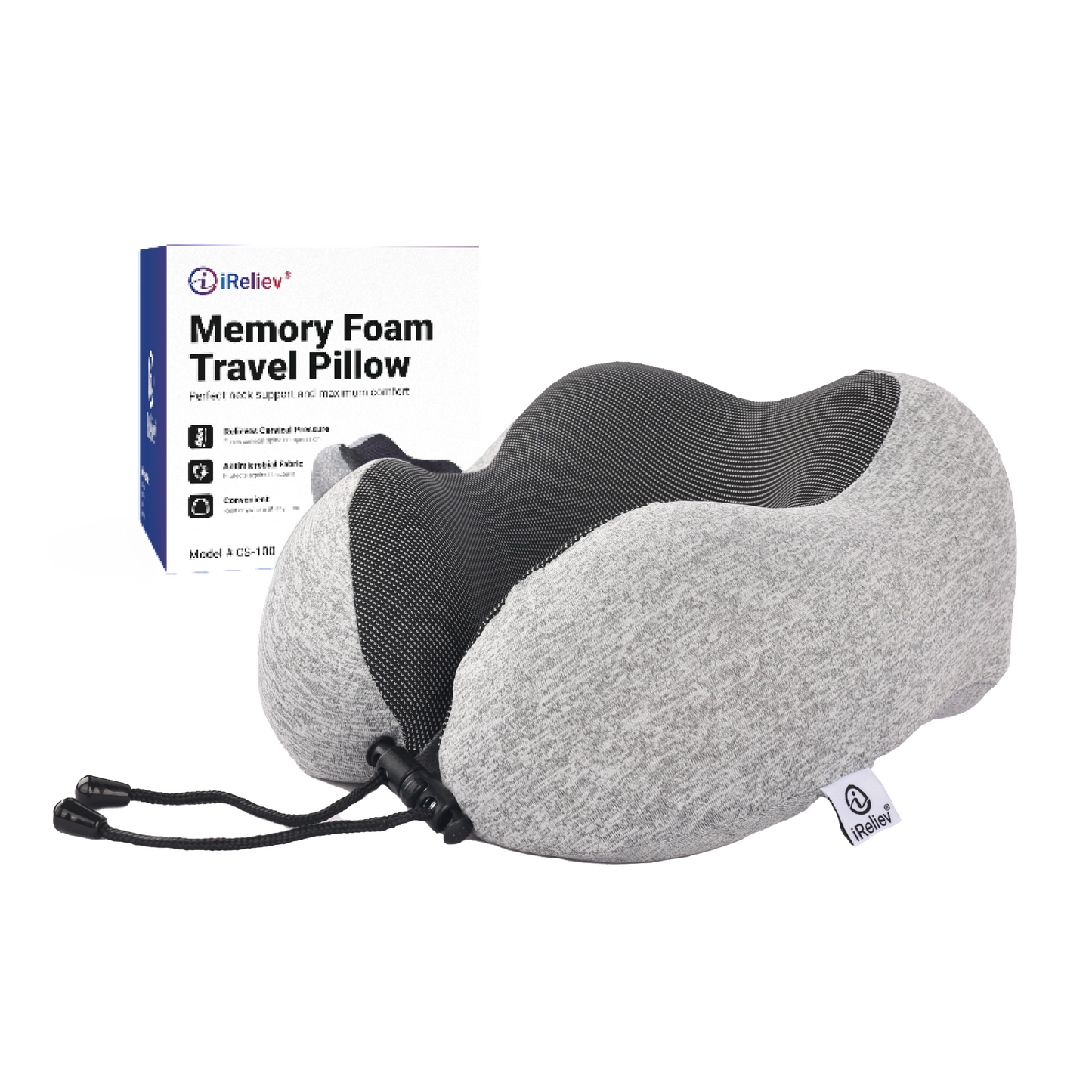 Memory Foam Neck Support Travel Pillow