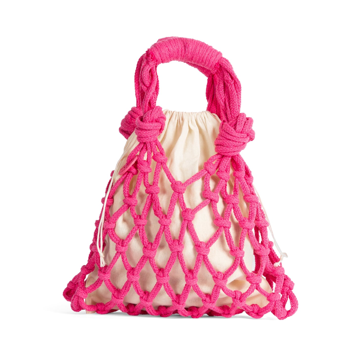 Macrame Net Bag Lightweight Cotton Tote Trenza
