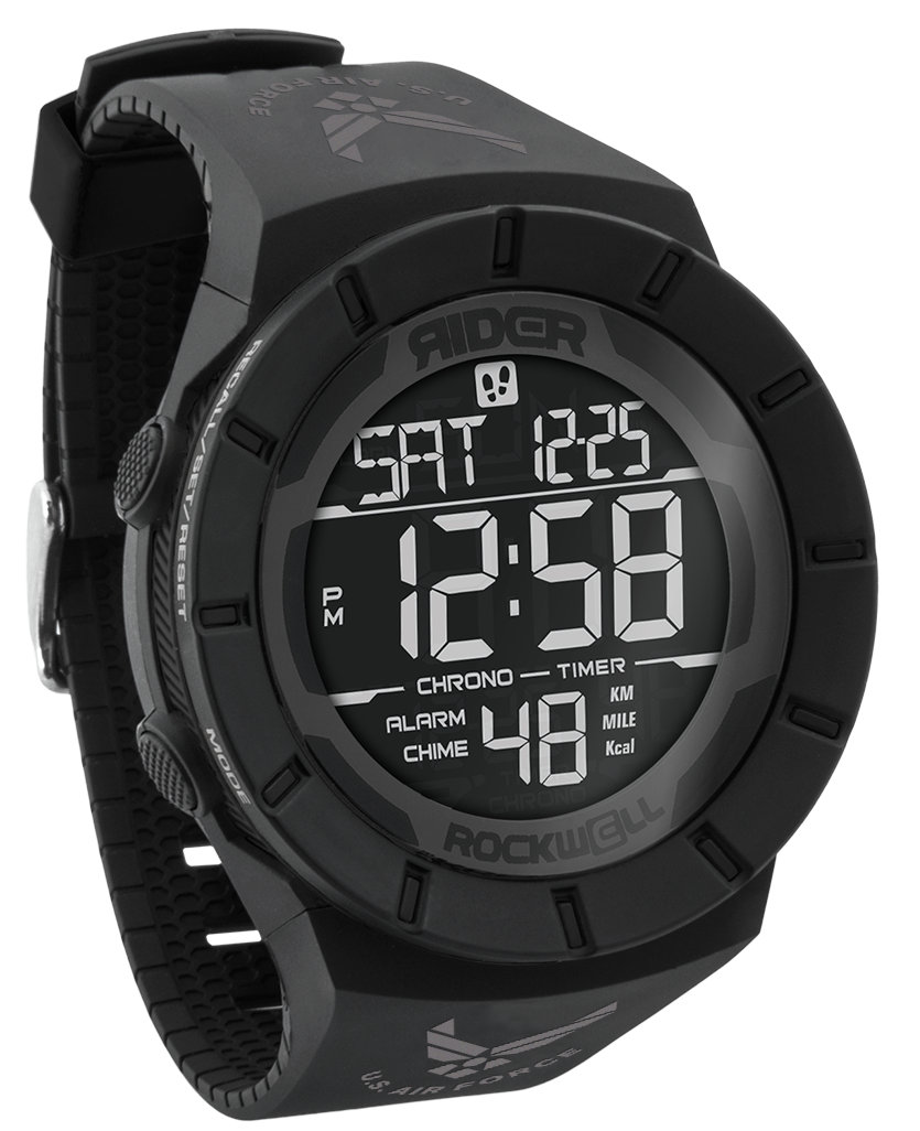 Coliseum Fit Air Force Edition Phantom Black Watch Rockwell Time