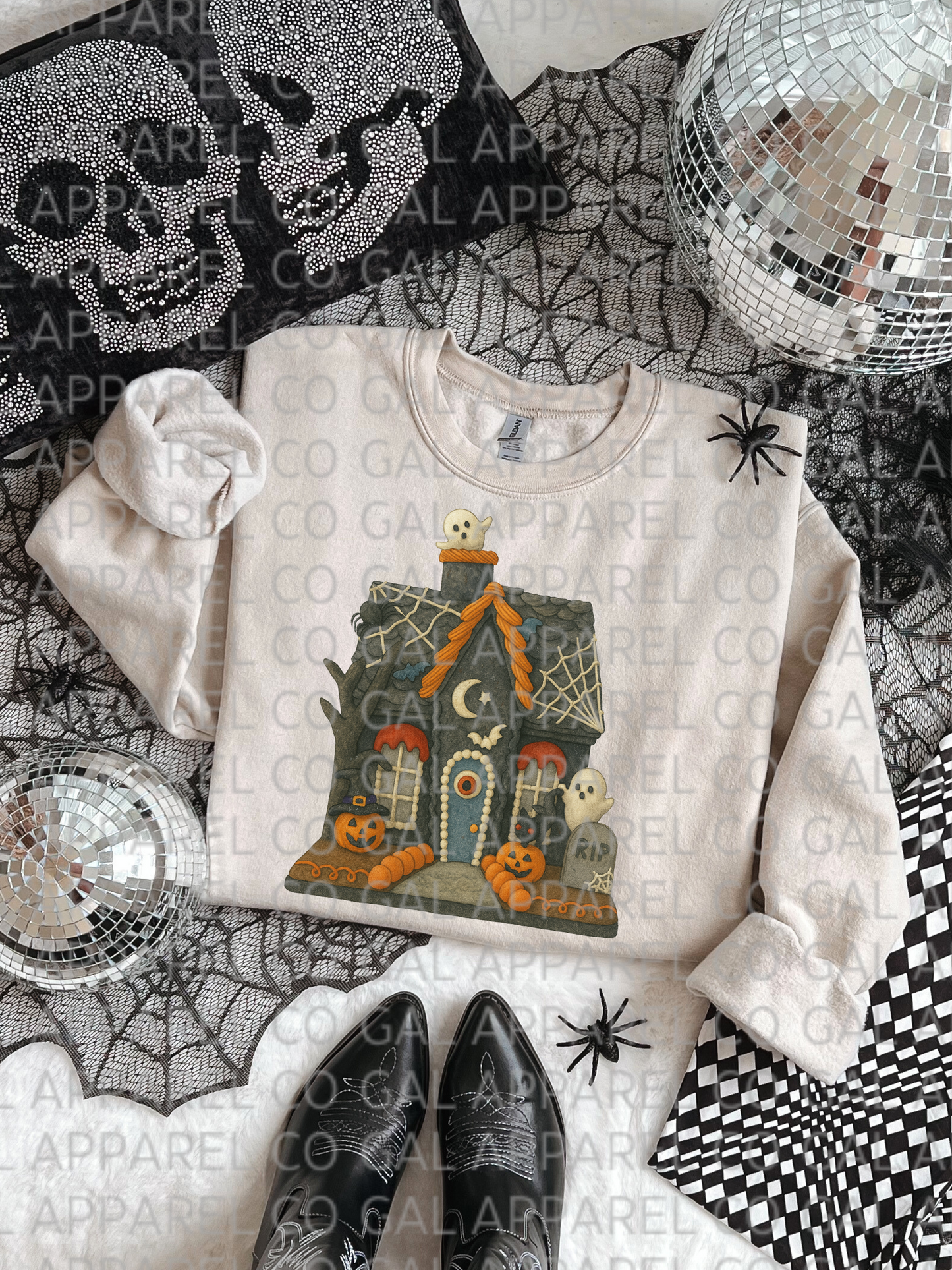 Haunted Fall Forest Halloween Tee and Sweatshirt Wicked Hollow Manor