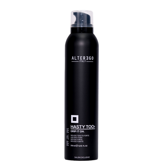 Grip It On Holding Foam 10oz Lasting Hold Hair Styling Foam Alter Ego Italy