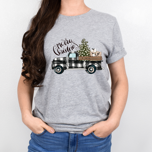 Country Christmas Graphic Tee Unisex Bella Canvas 3001