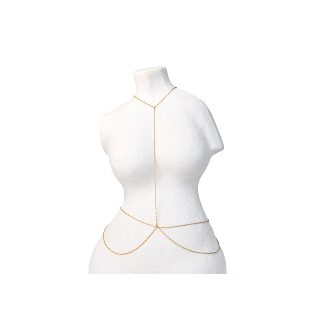 Gold Filled or Sterling Silver Rope Chain Body Chain Necklace Zeppelin