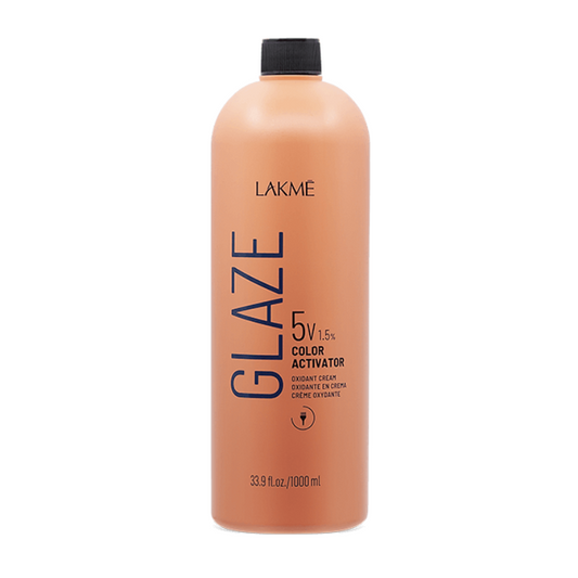 Glaze Color Activator Cream 5 Volume Developer 33.9oz Lakme