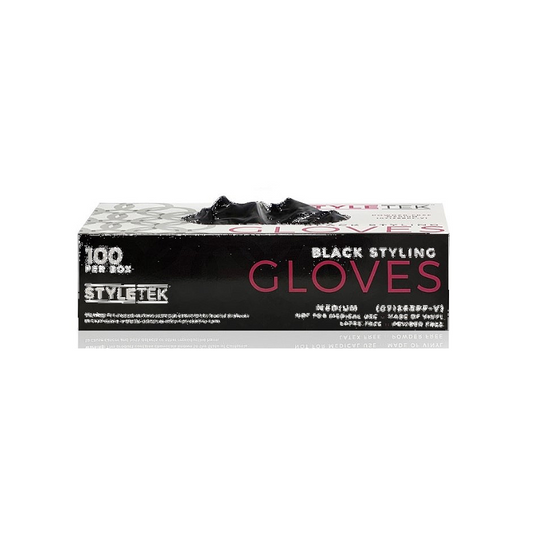 Black Powder Free Gloves Small 100ct Styletek