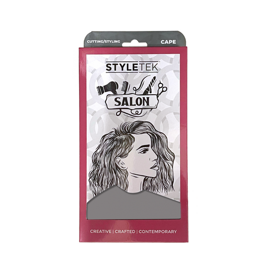 Solid Gray Chemical Resistant Cape 45x6 Styletek