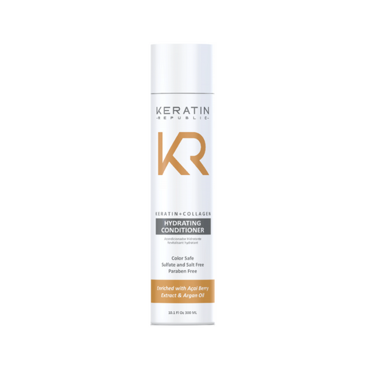 Keratin Hydrating Conditioner Keratin & Collagen 10.1 oz Keratin Republic