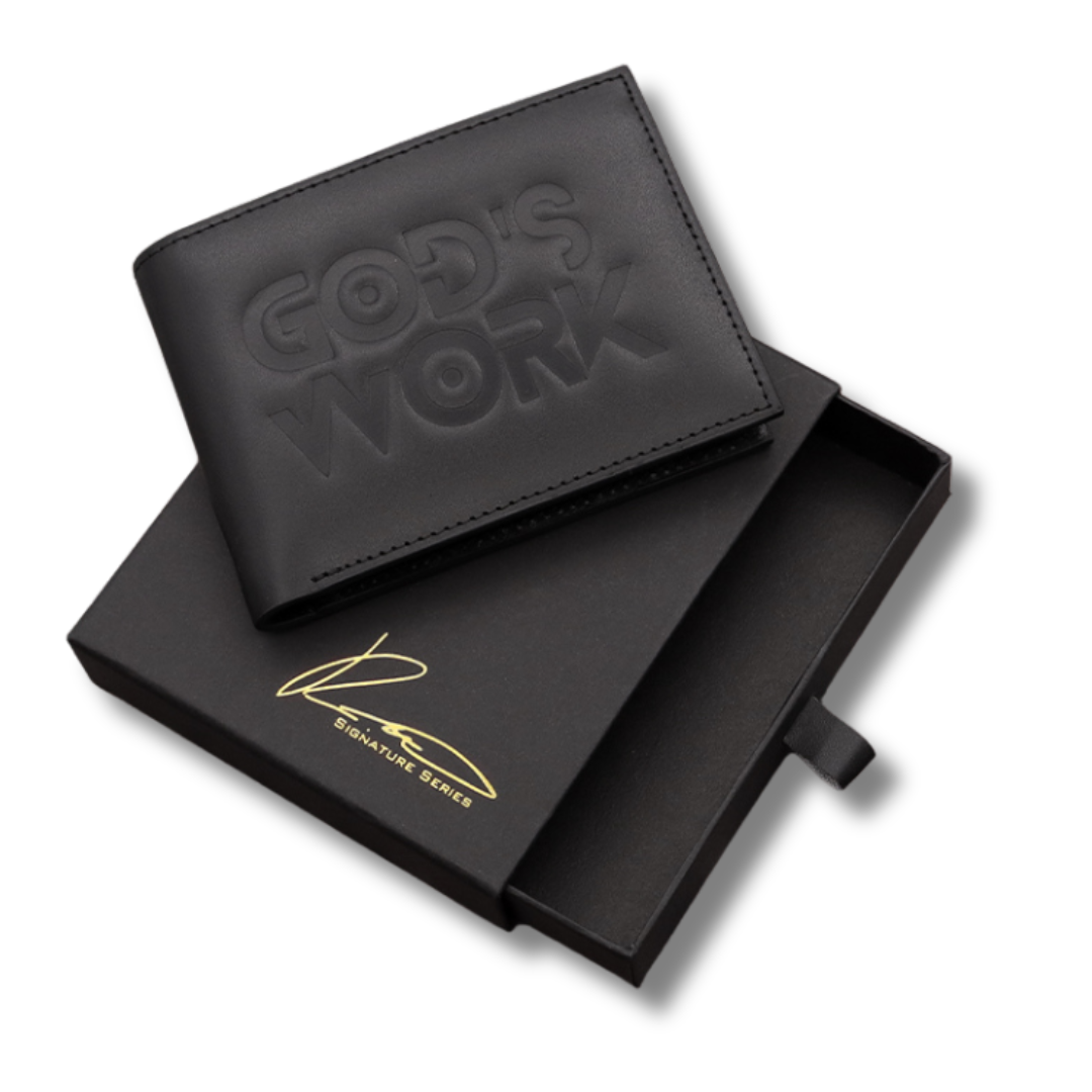 Genuine Leather Wallet Signature Series God's Work