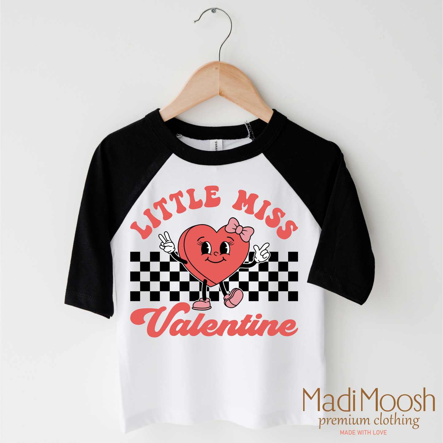 Little Miss Valentine Valentine's Day Shirt -  Valentine's Tee