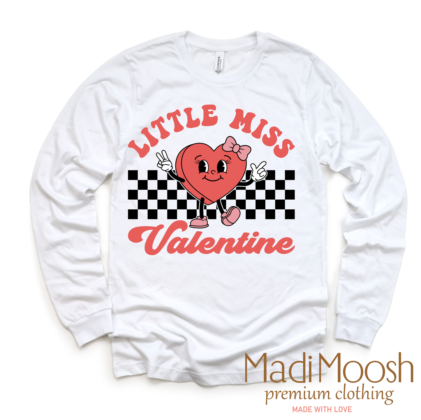 Little Miss Valentine Valentine's Day Shirt -  Valentine's Tee
