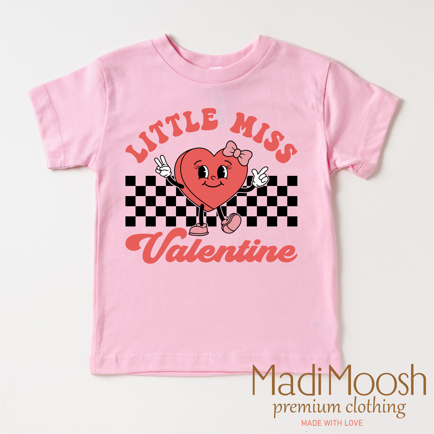 Little Miss Valentine Valentine's Day Shirt -  Valentine's Tee
