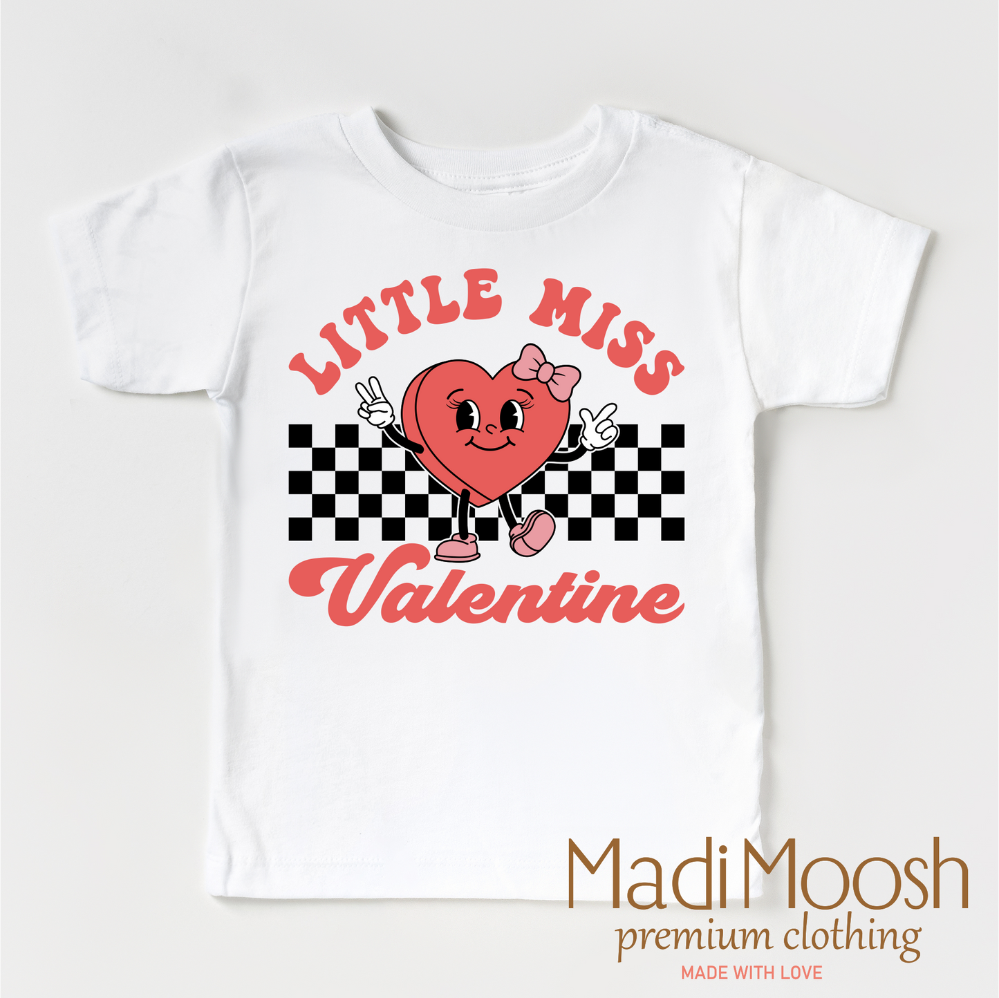 Little Miss Valentine Valentine's Day Shirt -  Valentine's Tee
