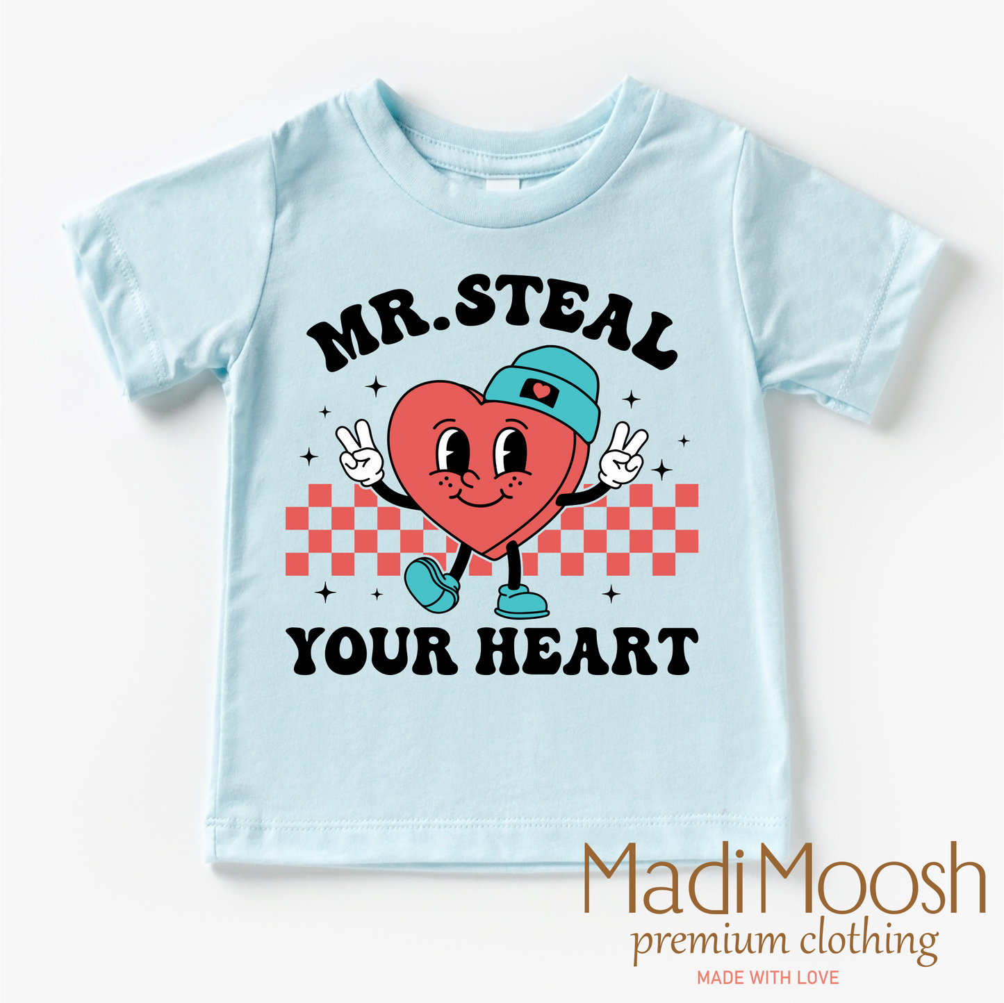 Mr. Steal Your Heart Valentine's Day Shirt -  Valentine's Tee
