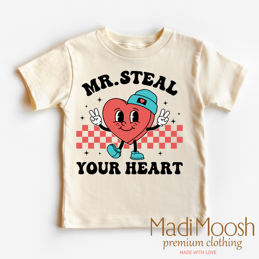 Mr. Steal Your Heart Valentine's Day Shirt -  Valentine's Tee