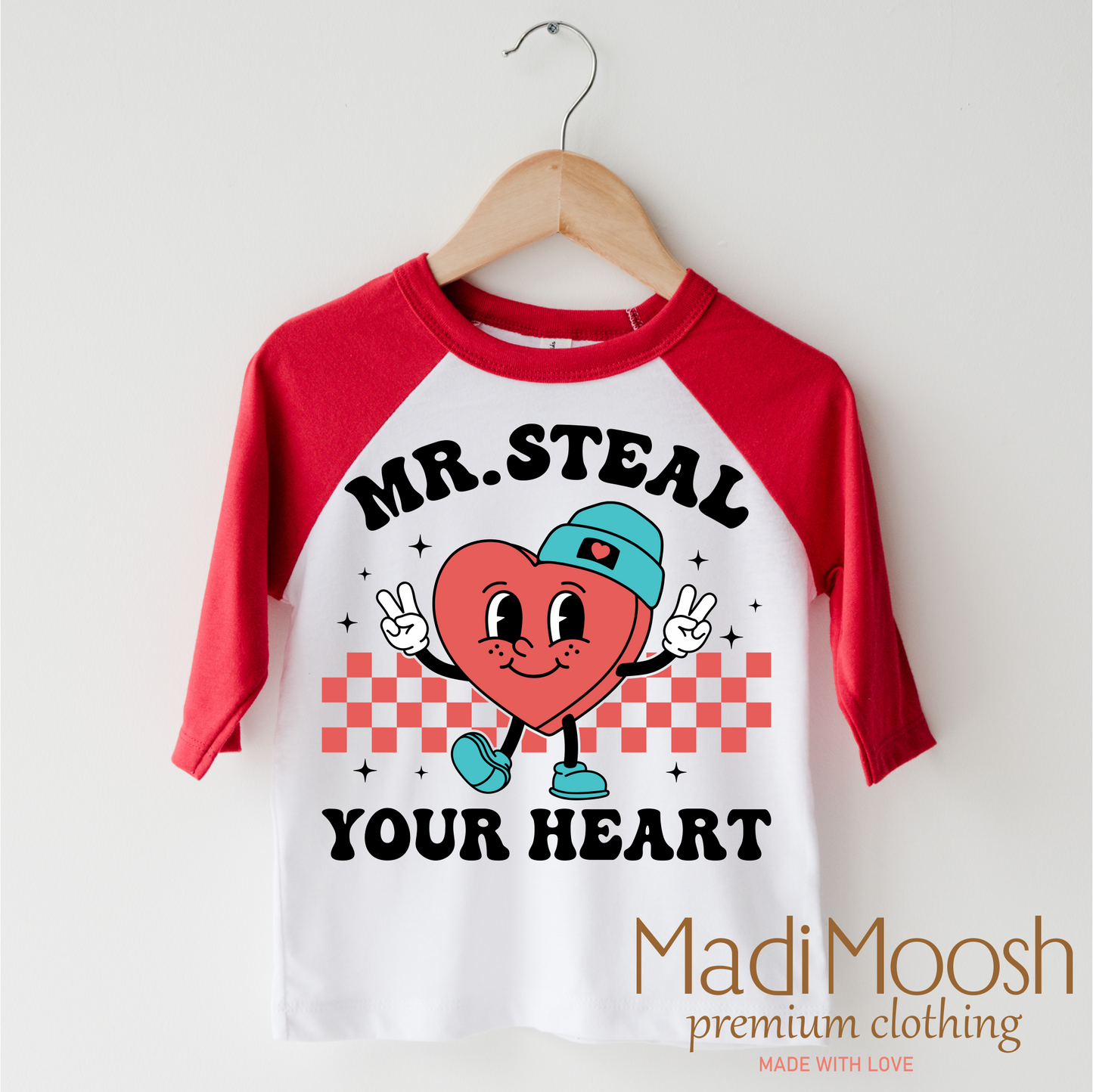 Mr. Steal Your Heart Valentine's Day Shirt -  Valentine's Tee