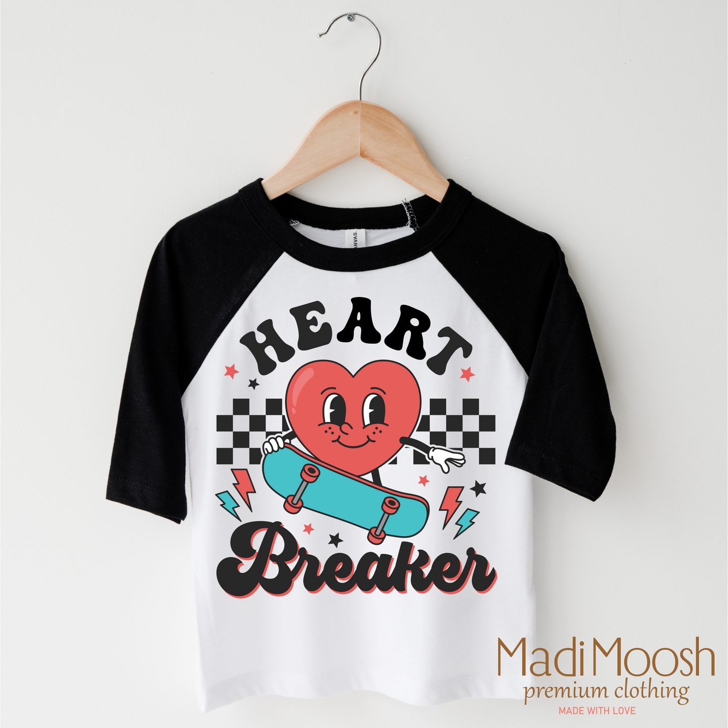 Heart Breaker Valentine's Day Shirt - Skateboard  Valentine's Tee