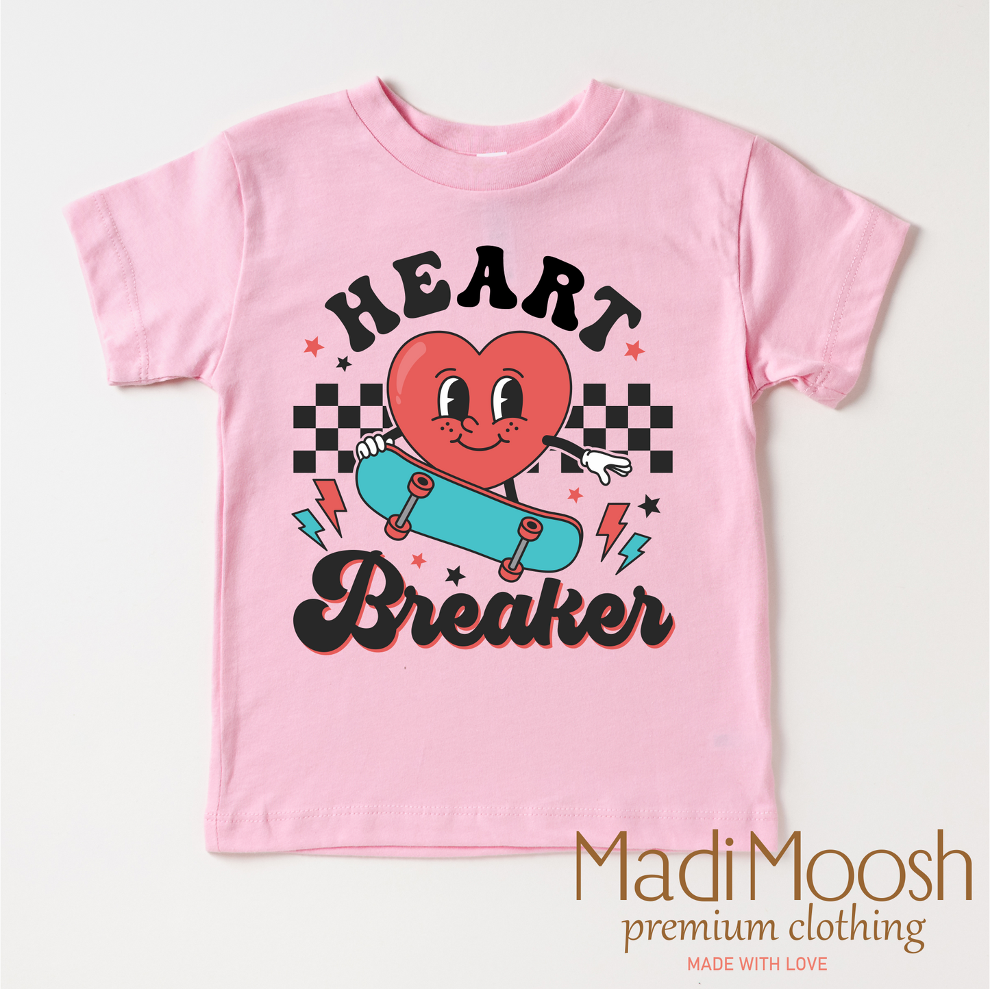 Heart Breaker Valentine's Day Shirt - Skateboard  Valentine's Tee
