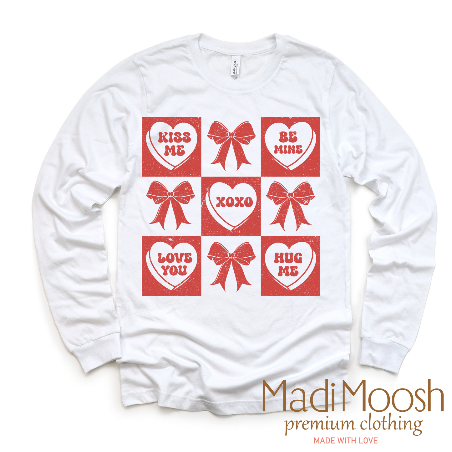 Candy Hearts And Bows Valentine's Day Shirt - Valentine's Tee
