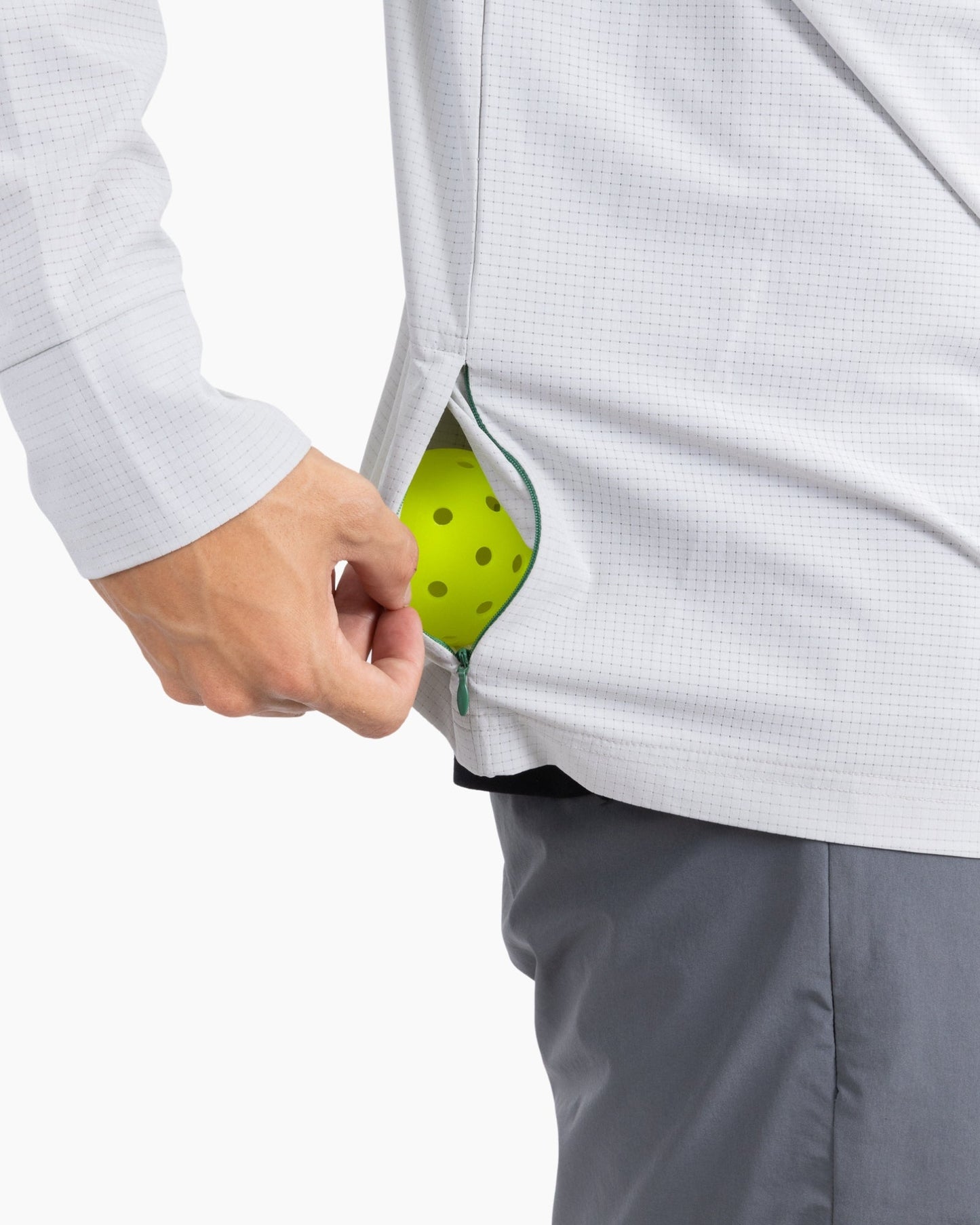 Quarter Zip Lightweight Performance Pullover Varsity Pickle