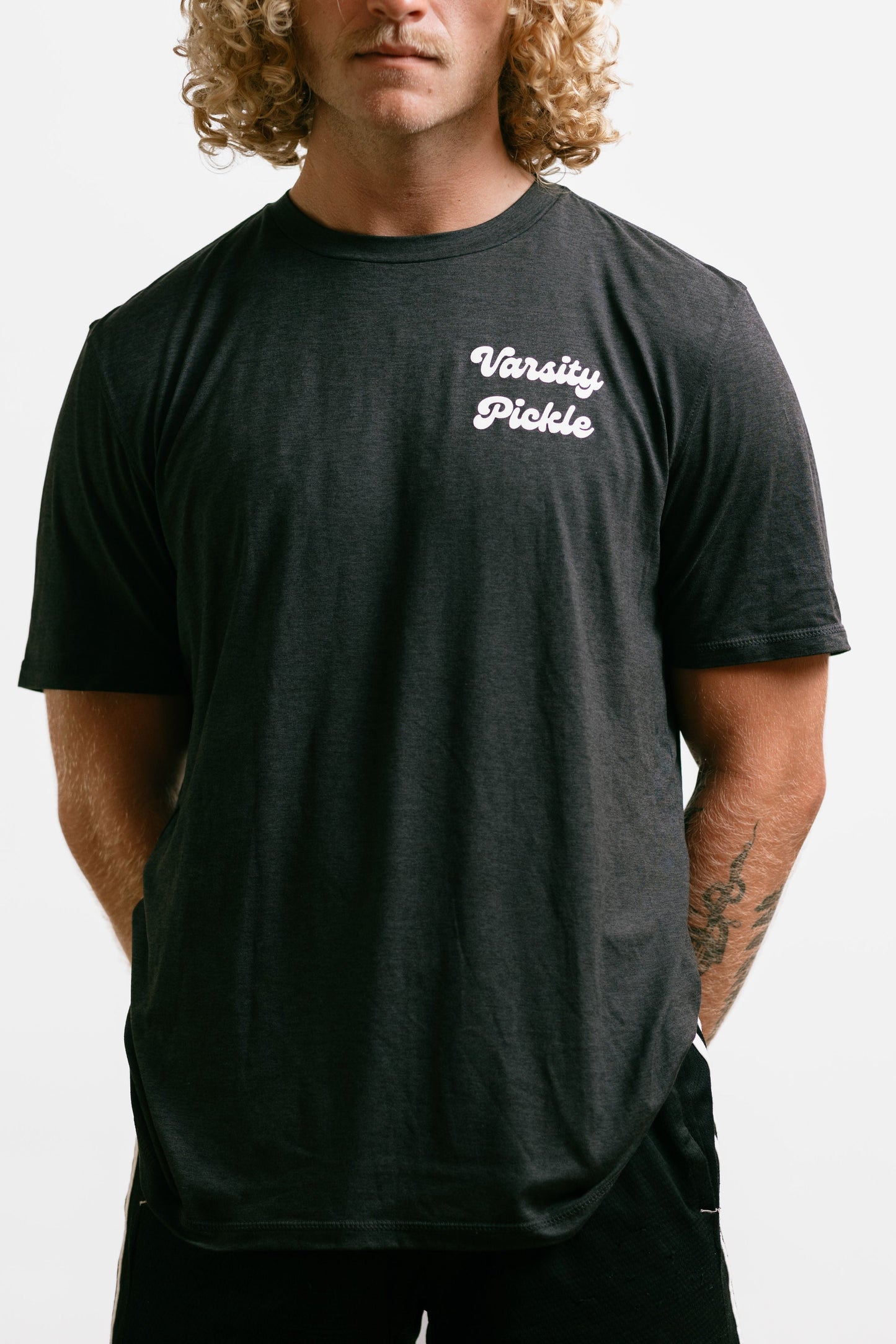 Performance Tech Moisture-Wicking Short Sleeve Shirt Varsity Pickle