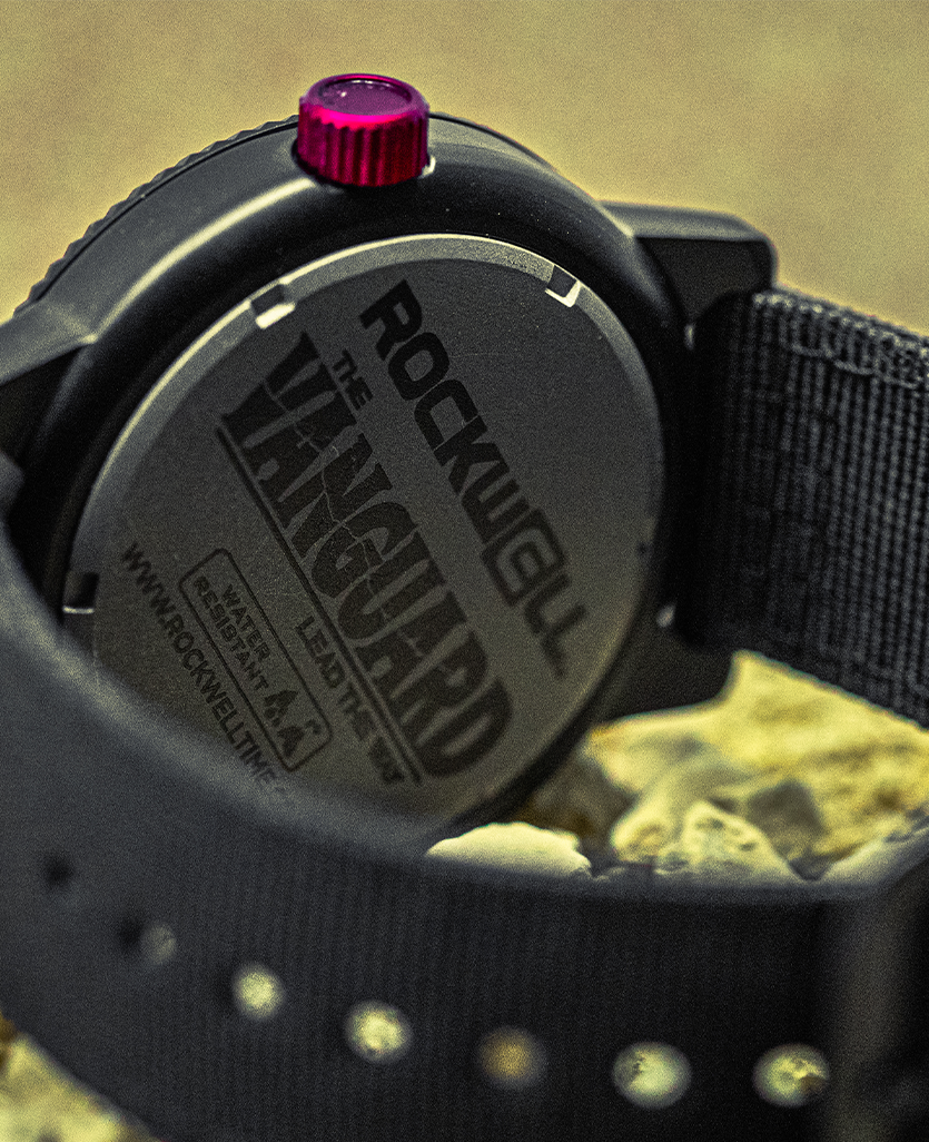 Vanguard Black Tactical Watch Rockwell