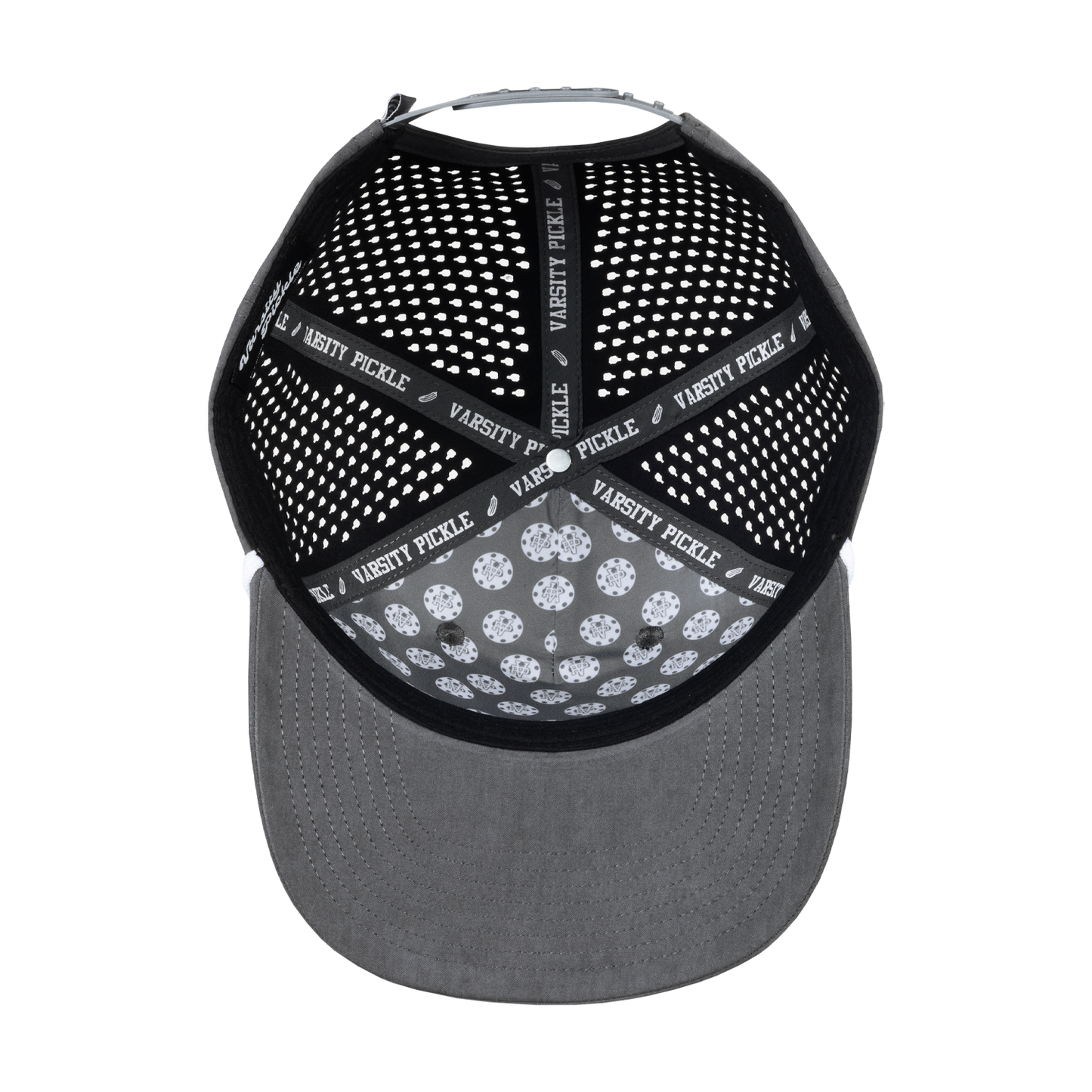 Grey Performance Pickleball Hat World’s Greatest Pickleball Hat