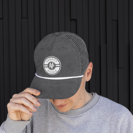 Grey Performance Pickleball Hat World’s Greatest Pickleball Hat