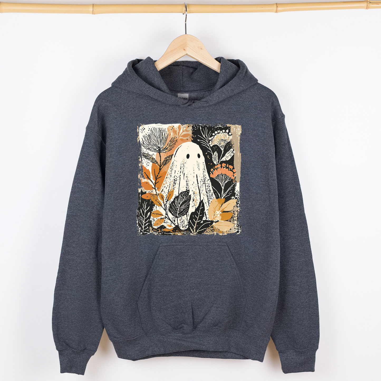 Vintage Ghost Autumn Graphic Hoodie Hooded Sweatshirt