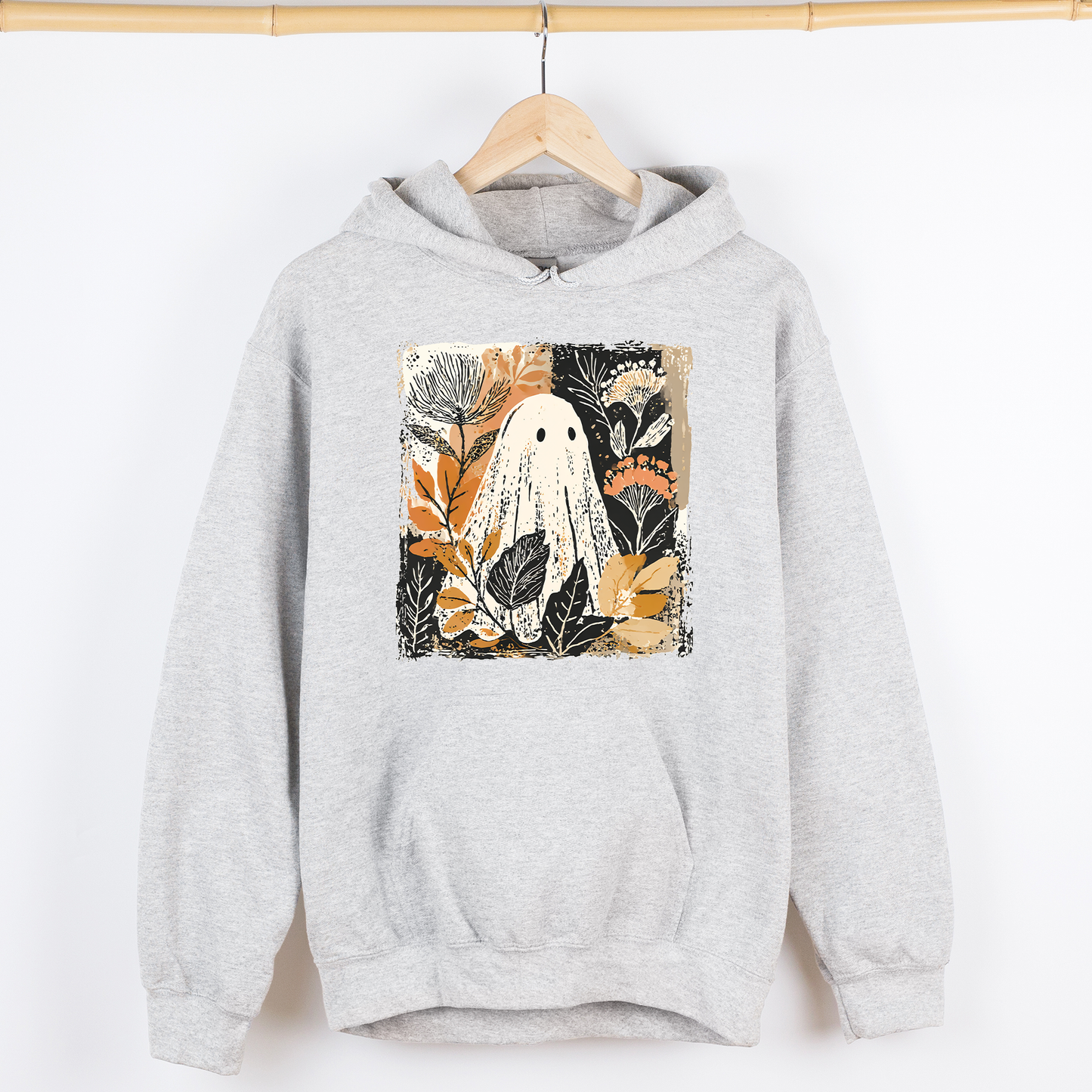 Vintage Ghost Autumn Graphic Hoodie Hooded Sweatshirt