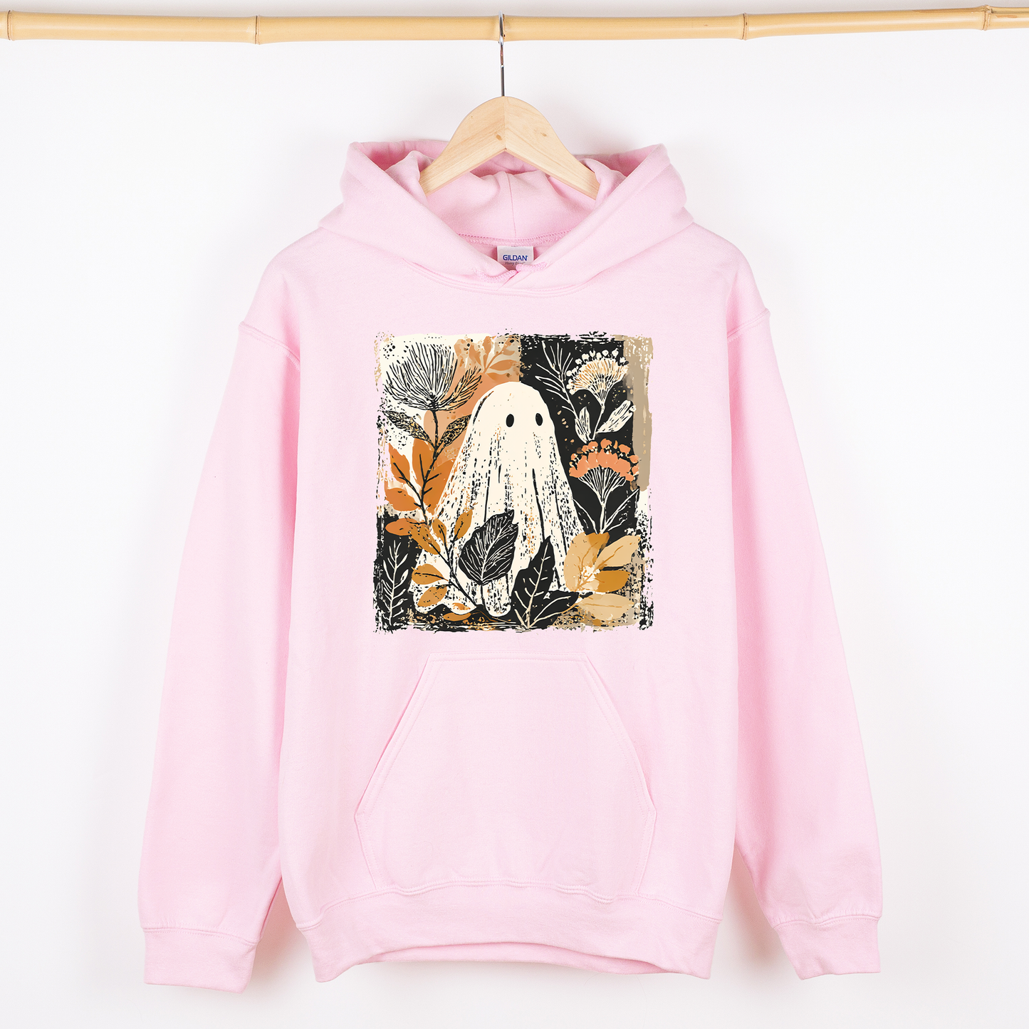 Vintage Ghost Autumn Graphic Hoodie Hooded Sweatshirt
