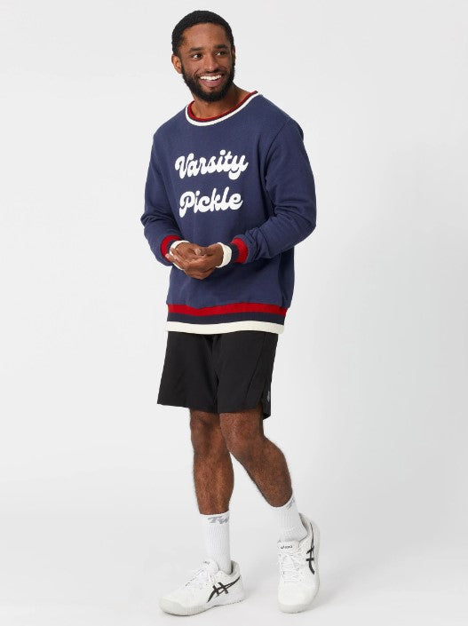 Oversized Vintage Varsity Pickleball Sweatshirt Unisex