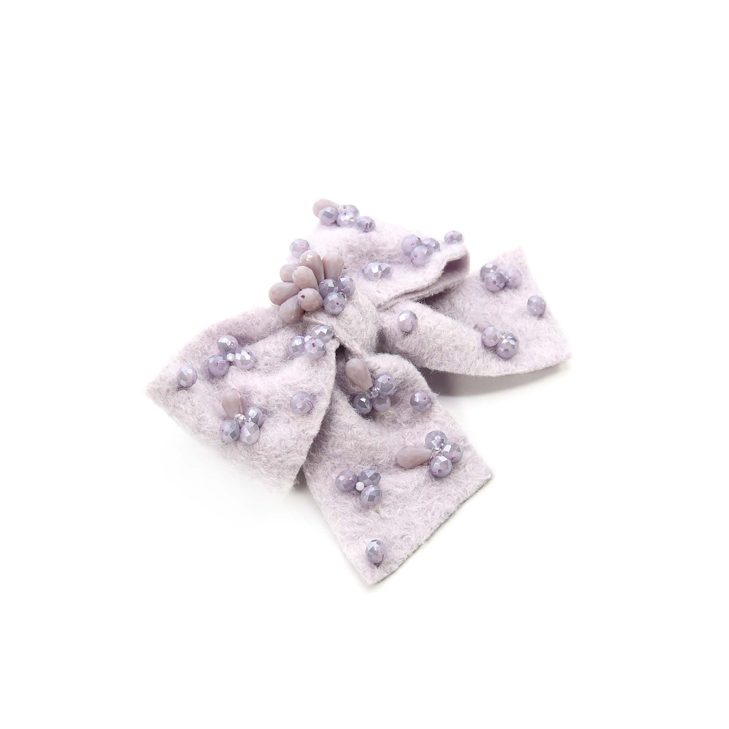 Violet Lavender Hand-Sewn Hair Bow ADIBA