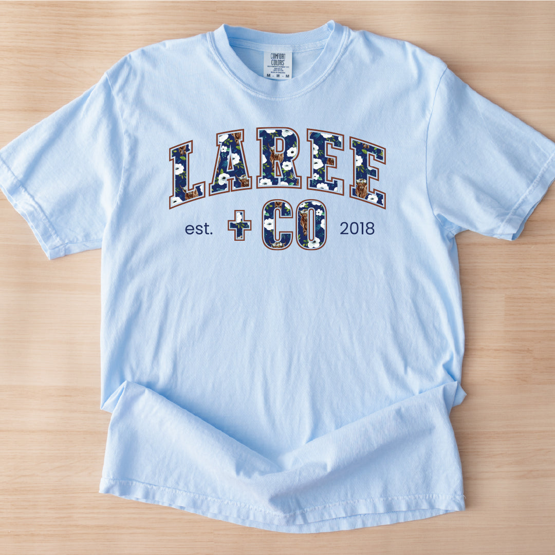 Winter LC Pattern Tee Unisex Cotton T-Shirt Laree + Co.