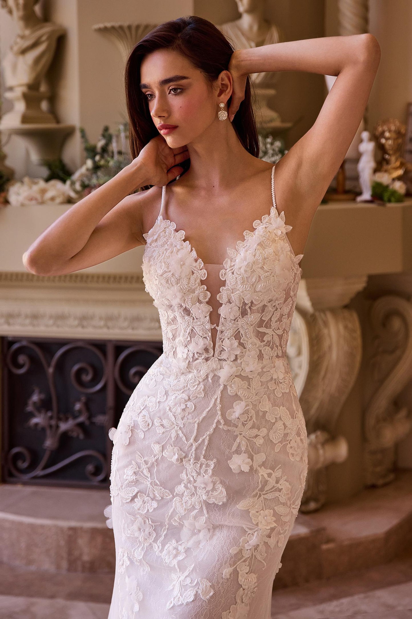 Andrea & Leo WL053 Dress Fitted Lace Wedding Gown
