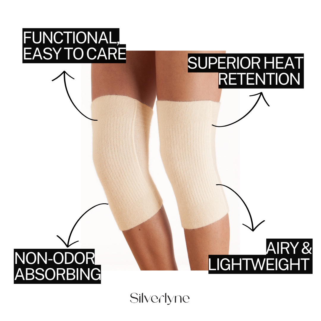 Warmers Angora Wool Knee Warmer Silverlyne